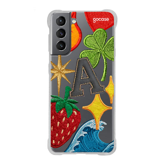 Capinha para celular  Stickers Bordados