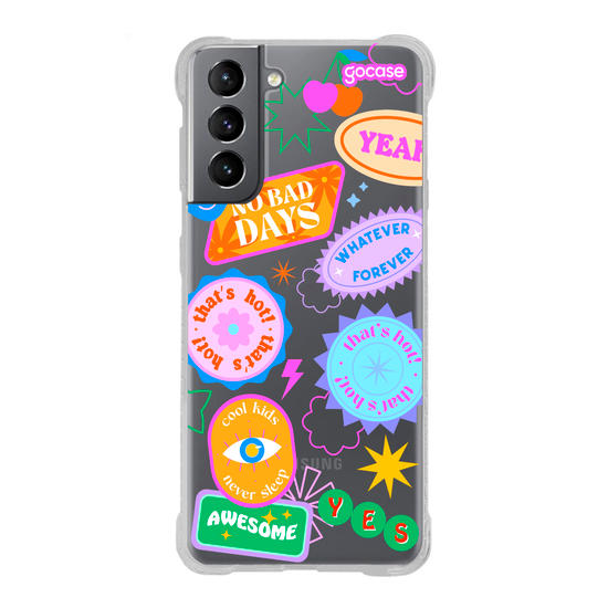 Capinha para celular  Stickers Super Fun