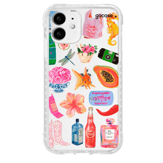 Capinha para celular Stickers Watercolor