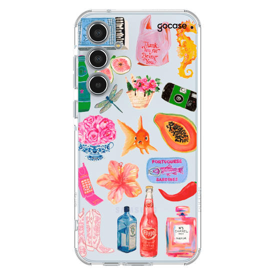 Capinha para celular Stickers Watercolor