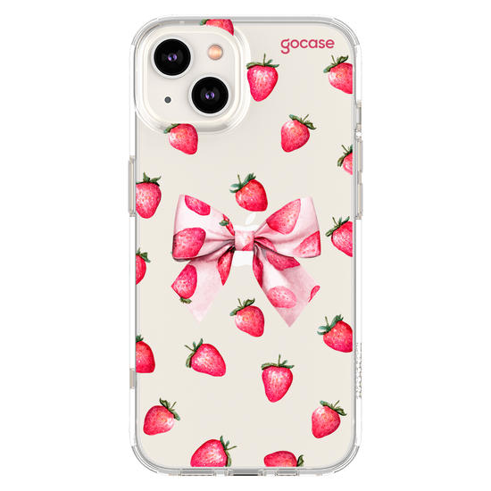 Capinha para celular  Strawberry Bow
