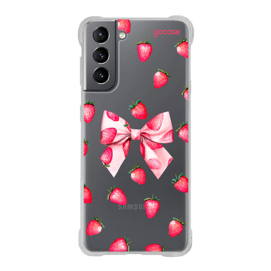 Capinha para celular  Strawberry Bow