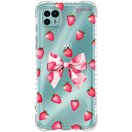 Capinha para celular  Strawberry Bow