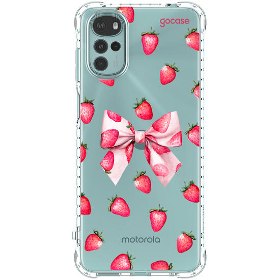 Capinha para celular  Strawberry Bow