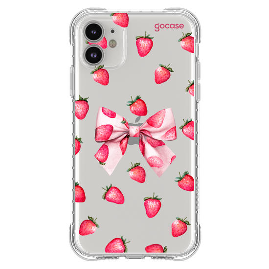 Capinha para celular  Strawberry Bow