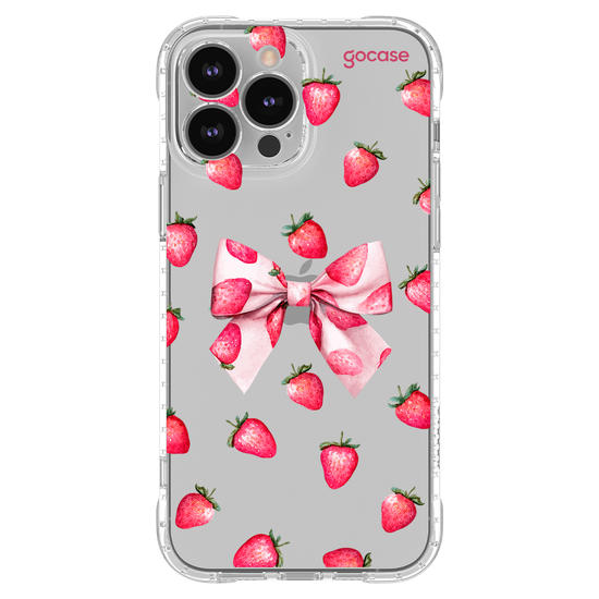 Capinha para celular  Strawberry Bow
