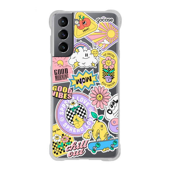 Capinha para celular  Stickers Pastel