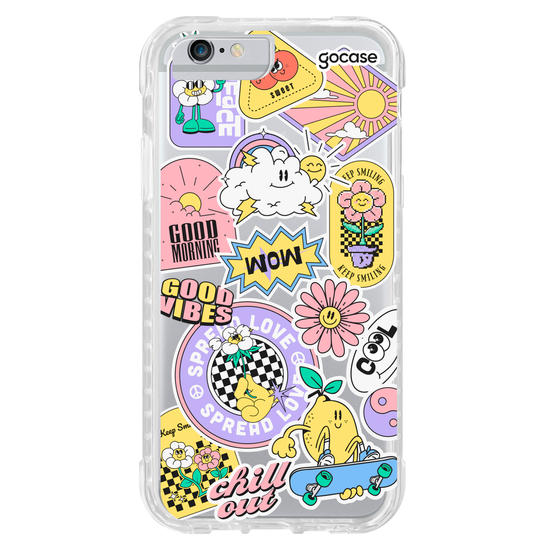 Capinha para celular  Stickers Pastel