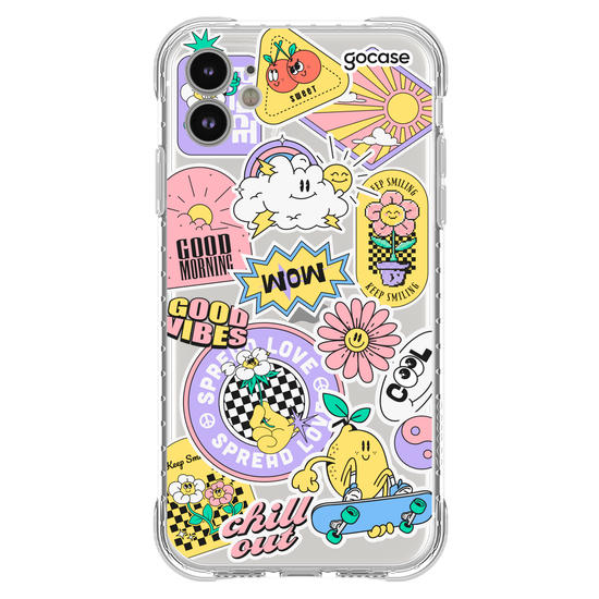 Capinha para celular  Stickers Pastel