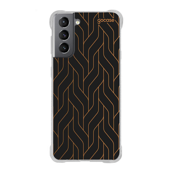 Capinha para celular Stripes Dourado