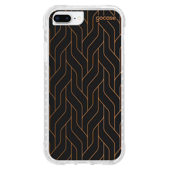 Capinha para celular Stripes Dourado