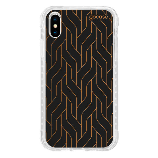 Capinha para celular Stripes Dourado