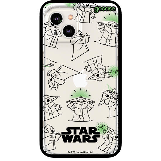 Capinha para celular  Star Wars - Grogu Doodle Pattern