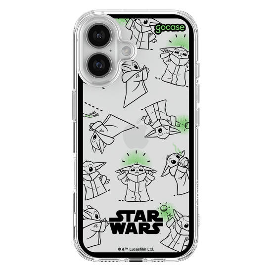 Capinha para celular  Star Wars - Grogu Doodle Pattern