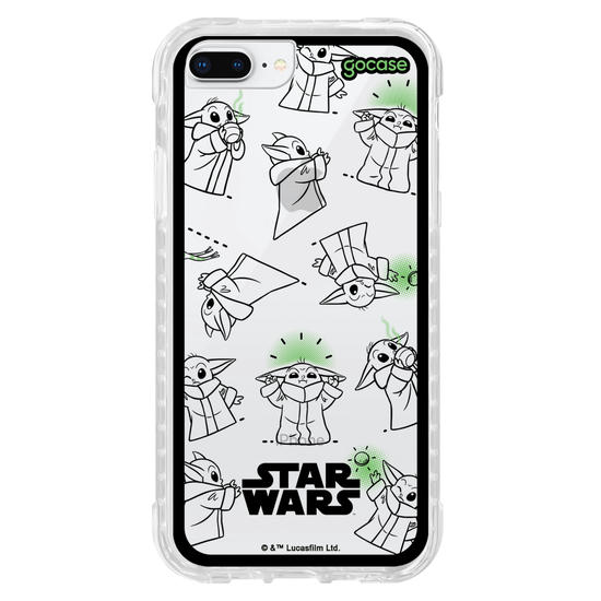 Capinha para celular  Star Wars - Grogu Doodle Pattern