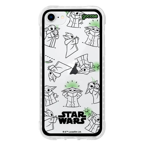 Capinha para celular  Star Wars - Grogu Doodle Pattern
