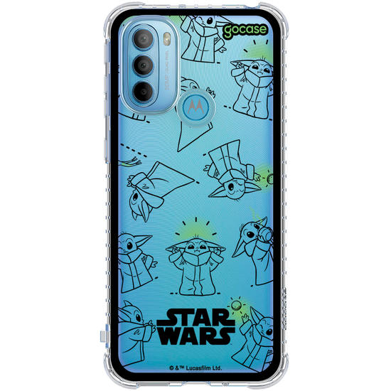 Capinha para celular  Star Wars - Grogu Doodle Pattern