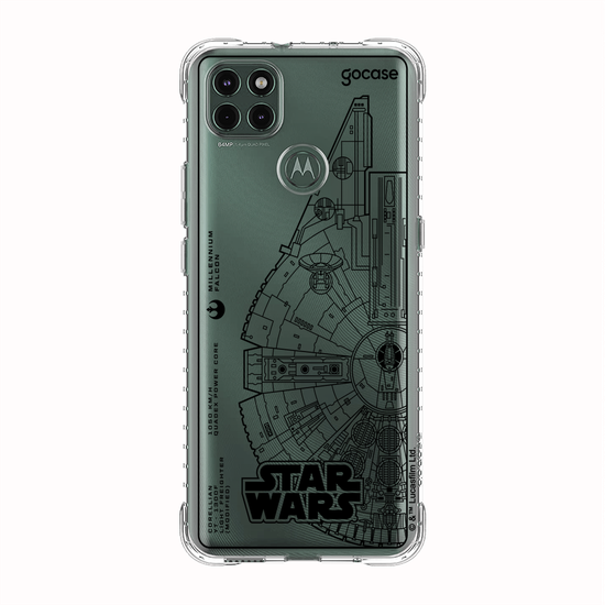 Capinha para celular  Star Wars - Lineart Millennium Falcon