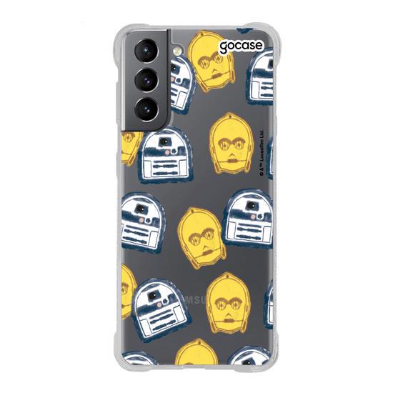 Capinha para celular Star Wars - C-3PO e R2-D2
