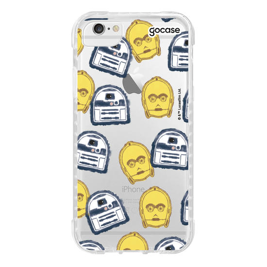 Capinha para celular Star Wars - C-3PO e R2-D2