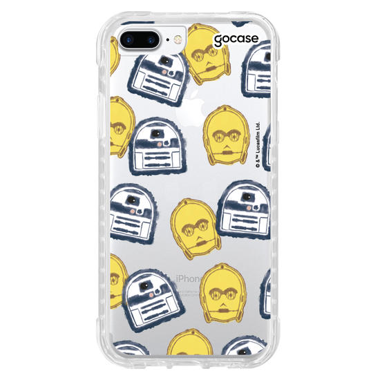 Capinha para celular Star Wars - C-3PO e R2-D2