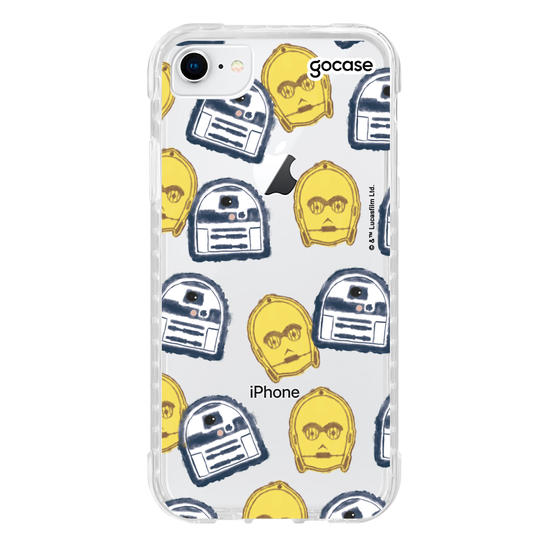 Capinha para celular Star Wars - C-3PO e R2-D2