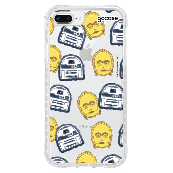 Capinha para celular Star Wars - C-3PO e R2-D2