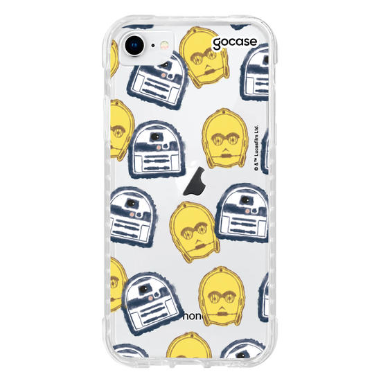 Capinha para celular Star Wars - C-3PO e R2-D2