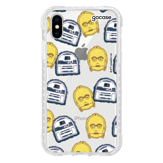 Capinha para celular Star Wars - C-3PO e R2-D2