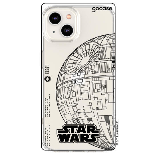 Capinha para celular  Star Wars - Lineart Death Star