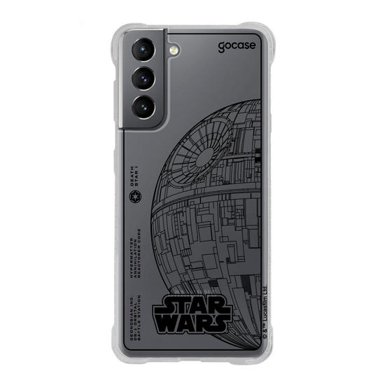 Capinha para celular  Star Wars - Lineart Death Star Capinha para celular  Star Wars - Lineart Death Star