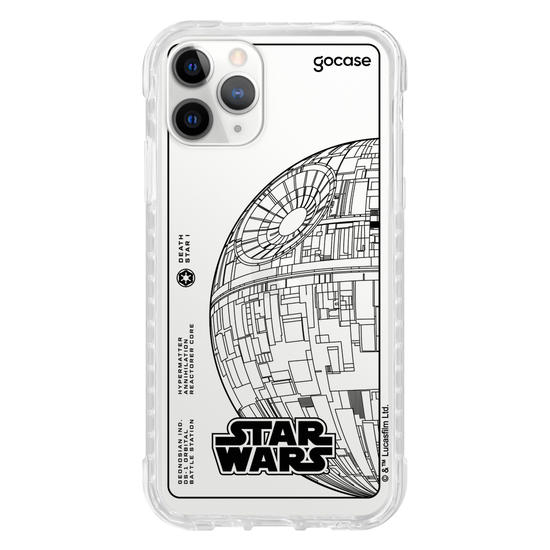 Capinha para celular  Star Wars - Lineart Death Star