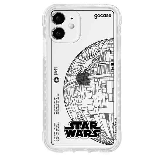 Capinha para celular  Star Wars - Lineart Death Star