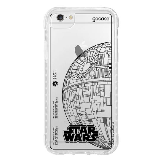 Capinha para celular  Star Wars - Lineart Death Star