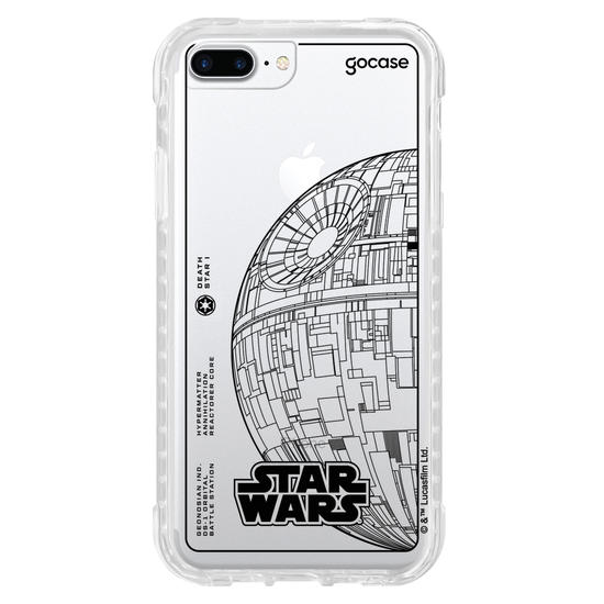 Capinha para celular  Star Wars - Lineart Death Star Capinha para celular  Star Wars - Lineart Death Star