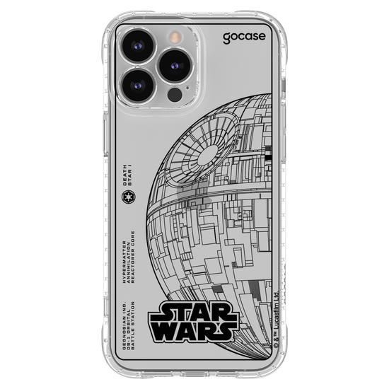 Capinha para celular  Star Wars - Lineart Death Star