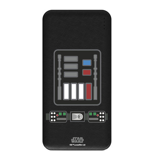Carregador Portátil Fast Charge - Star Wars - Painel de Controle do Darth Vader