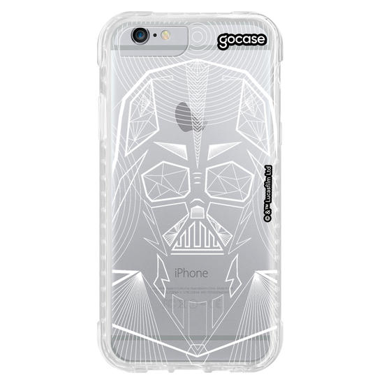 Capinha para celular Star Wars - Lord Vader Linhas Abstratas