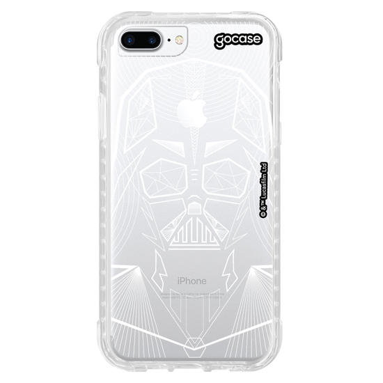 Capinha para celular Star Wars - Lord Vader Linhas Abstratas
