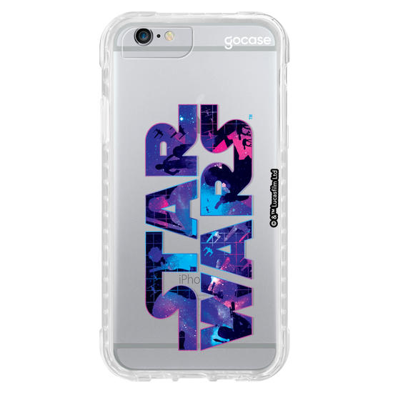 Capinha para celular Star Wars - Logo Neon