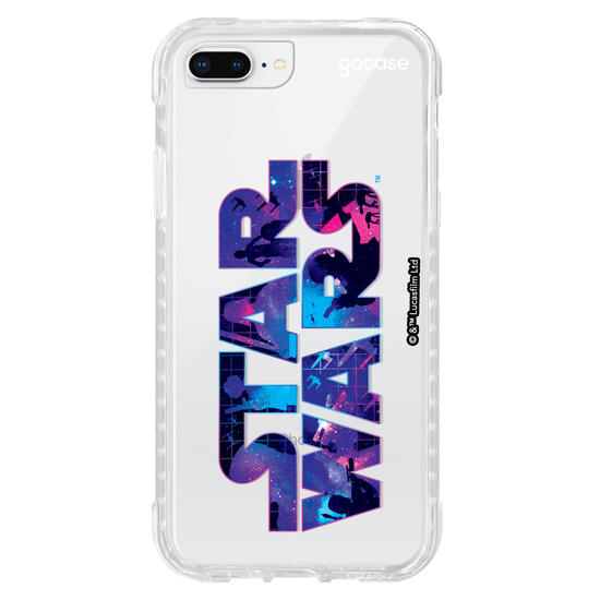 Capinha para celular Star Wars - Logo Neon