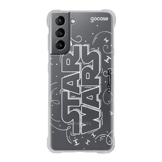 Capinha para celular Star Wars -  Logo LineArt Style