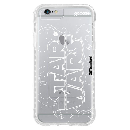 Capinha para celular Star Wars -  Logo LineArt Style