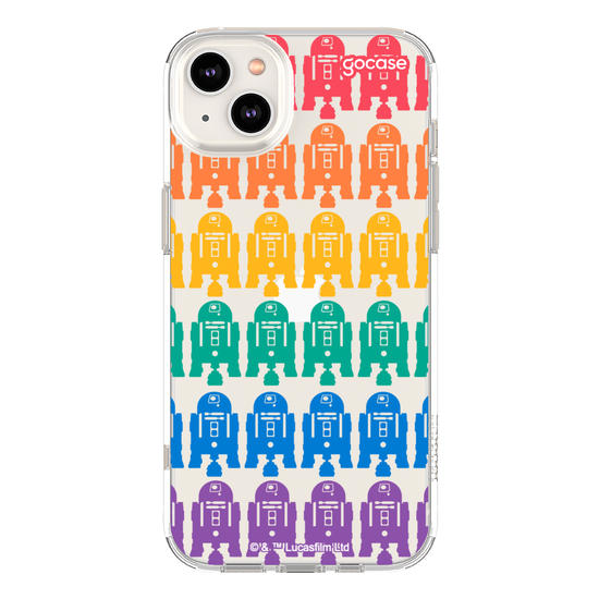 Capinha para celular  Star Wars - R2-D2 Rainbow