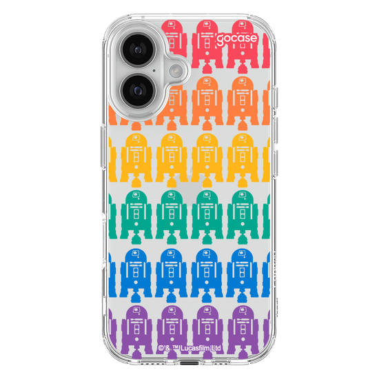 Capinha para celular  Star Wars - R2-D2 Rainbow