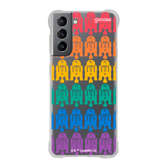 Capinha para celular  Star Wars - R2-D2 Rainbow