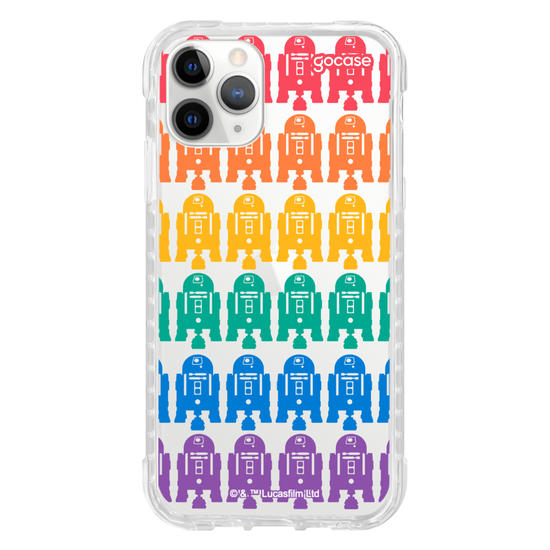 Capinha para celular  Star Wars - R2-D2 Rainbow