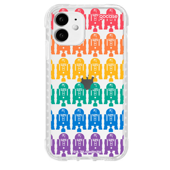 Capinha para celular  Star Wars - R2-D2 Rainbow