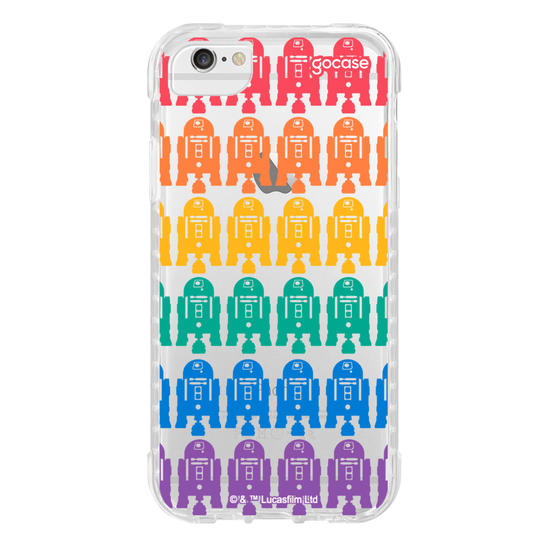 Capinha para celular  Star Wars - R2-D2 Rainbow