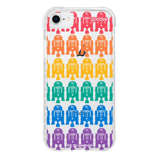 Capinha para celular  Star Wars - R2-D2 Rainbow